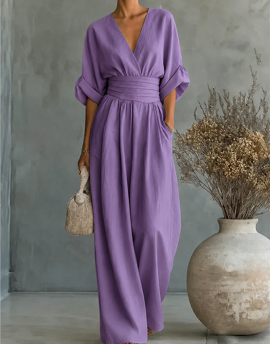 Natalia | Jumpsuit elegante de corte fluido