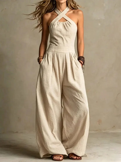 Fernanda | Jumpsuit cruzado elegante
