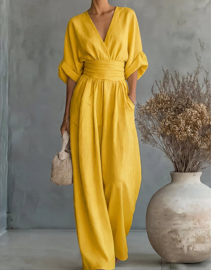 Natalia | Jumpsuit elegante de corte fluido