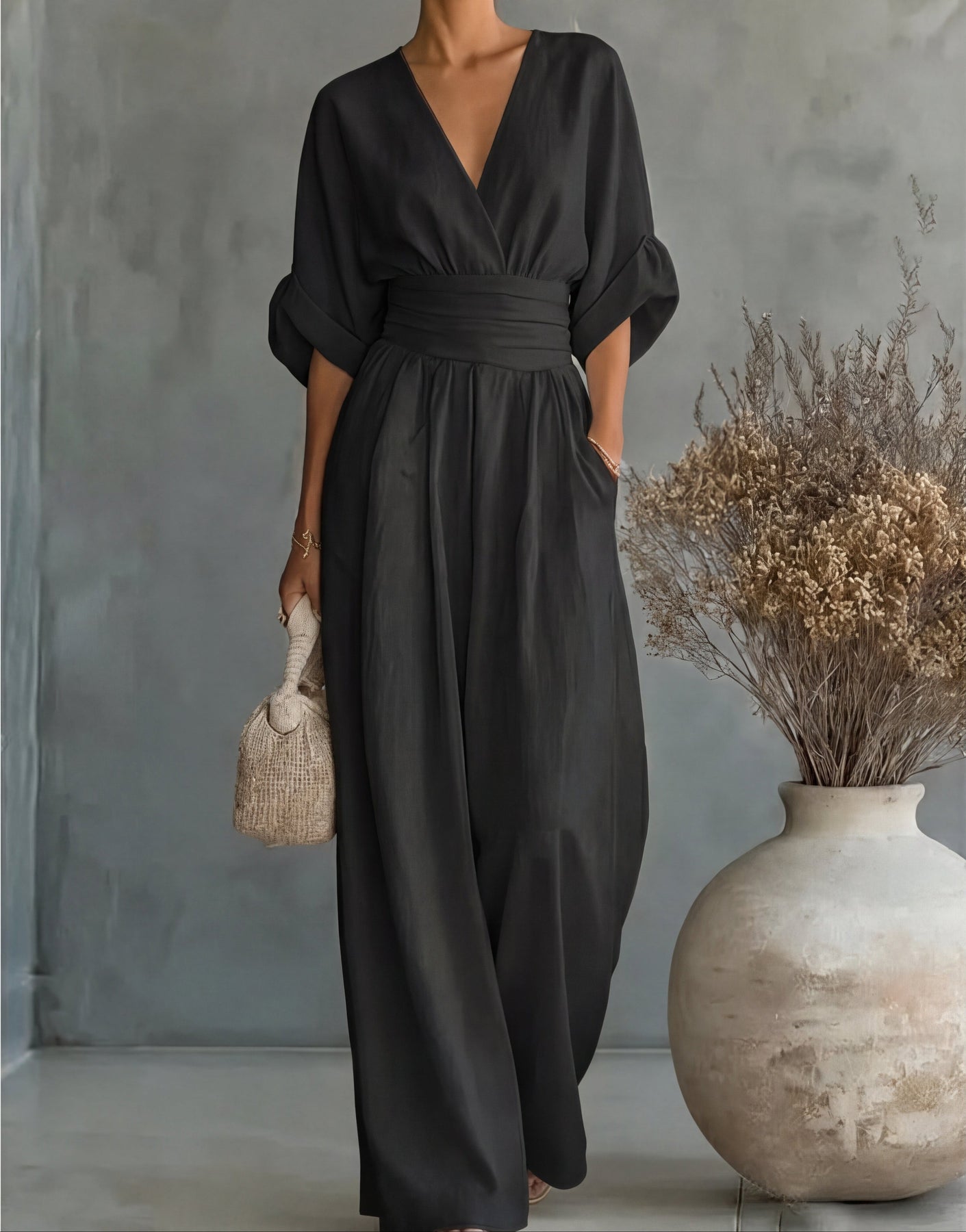 Natalia | Jumpsuit elegante de corte fluido
