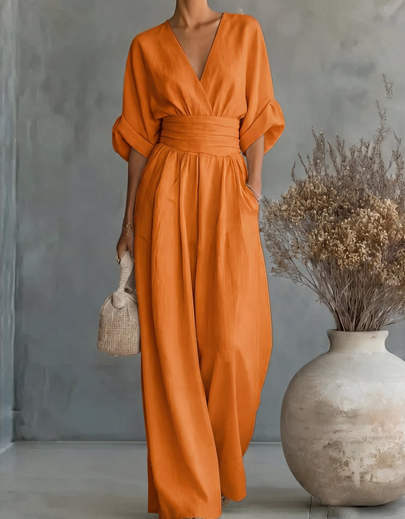 Natalia | Jumpsuit elegante de corte fluido