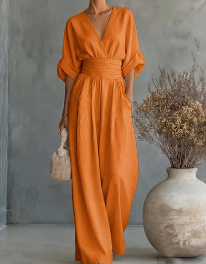 Natalia | Jumpsuit elegante de corte fluido