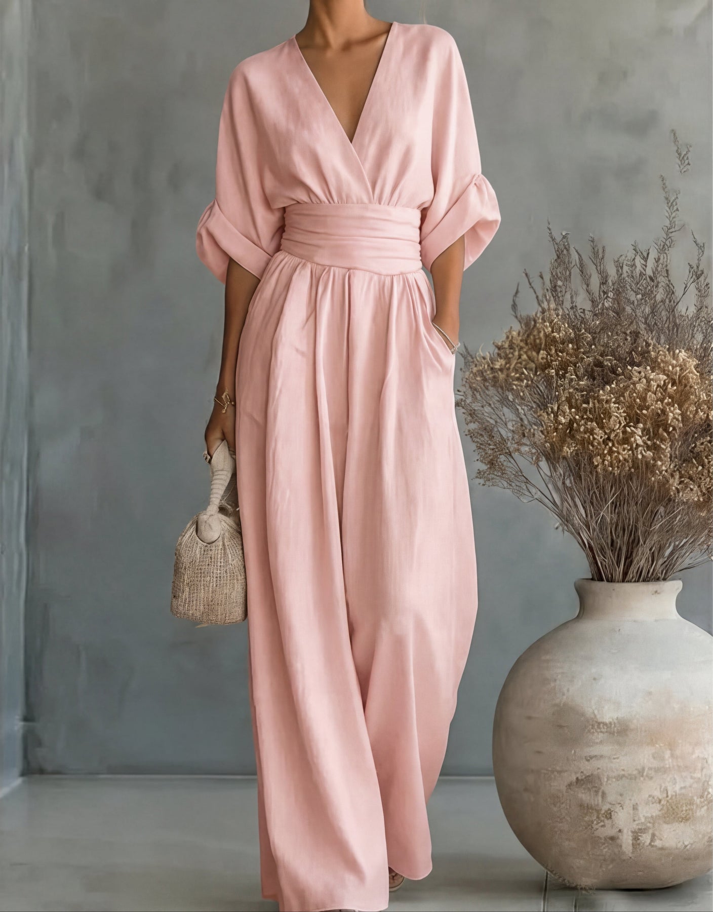 Natalia | Jumpsuit elegante de corte fluido