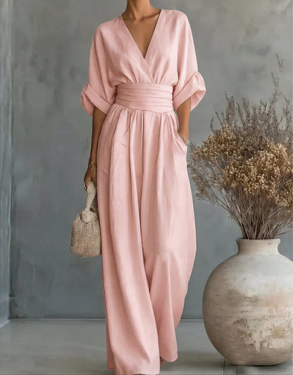 Natalia | Jumpsuit elegante de corte fluido