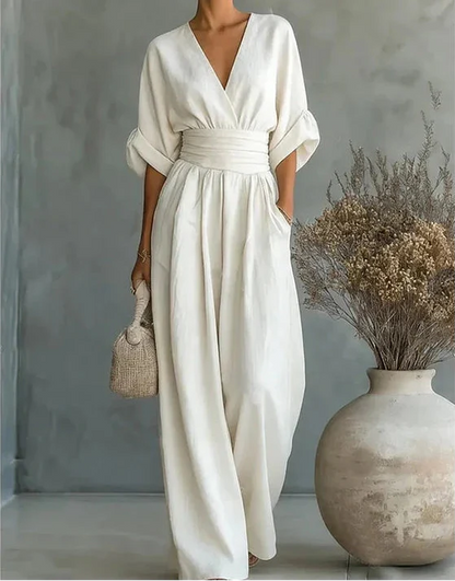 Natalia | Jumpsuit elegante de corte fluido