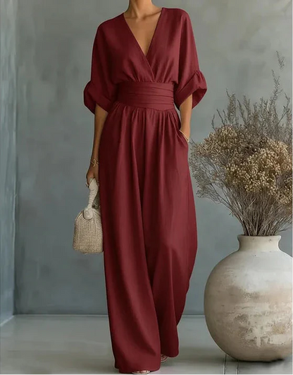Natalia | Jumpsuit elegante de corte fluido